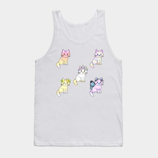 Kitties Sticker Pack 6 Tank Top